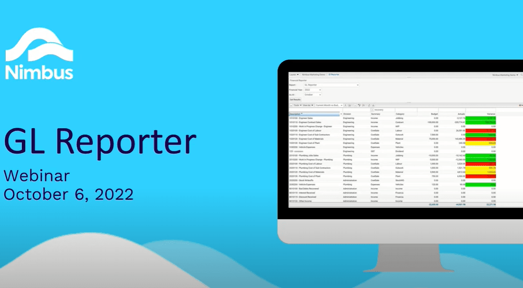 GL Reporter Webinar